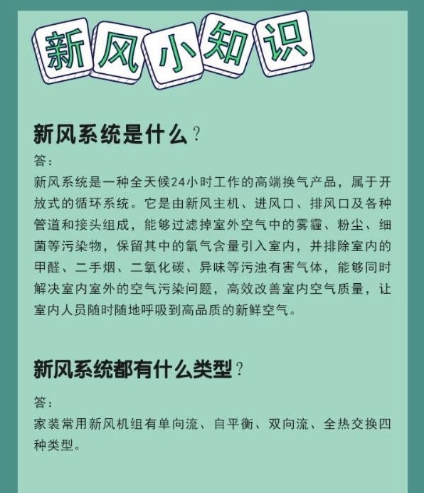 問答篇丨關(guān)于新風不得不說的事兒